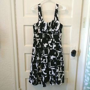 Maurices Black and White Dress